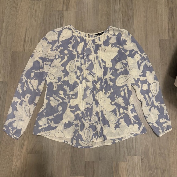 Banana Republic Ruffle Front Blouse - Picture 1 of 4